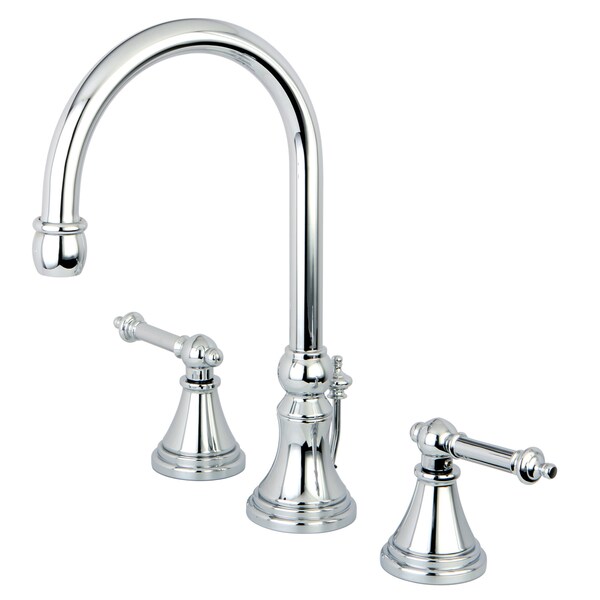 8" Widespread Bathroom Faucet, Chrome